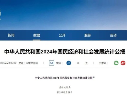 最新！國(guó)家統(tǒng)計(jì)局：2024年建筑業(yè)增加值89949億元！